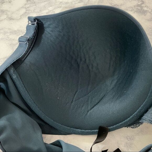 Torrid Curve Teal Full Coverage 42C Padded Bra with Adjustable band - Picture 9 of 10